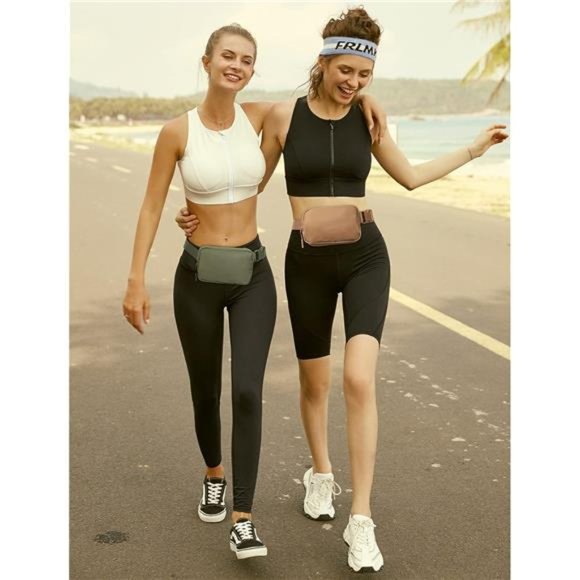 Belt Bag for Women Men Green - Picture 2 of 6